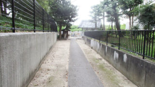 尼崎市田能墓地の墓地内写真