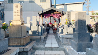 尼崎の霊園、常光寺墓地