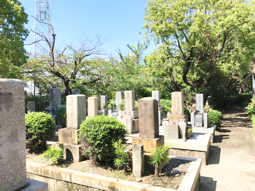 尼崎市にあるお墓、霊園墓地、久々知西墓地
